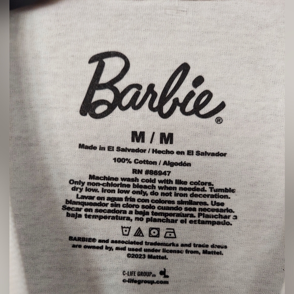 NWOT-Barbie " Phenomenal 1959"Hot Pink Race Car Tee Shirt - Picture 3 of 3